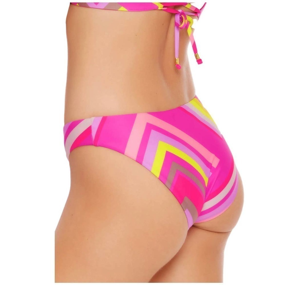 Trina Turk Women's Standard Waltz French Cut Bottom Size 8 high waist abstract